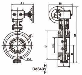 D373H對夾式多層次金屬硬密封蝶閥